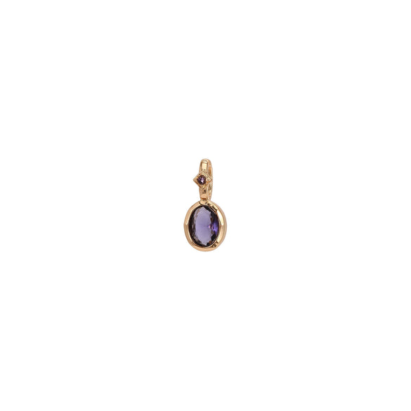 Necklace Copper Geometric Style Set With Diamonds Pendant For Women