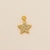 Necklace Copper Geometric Style Set With Diamonds Pendant For Women