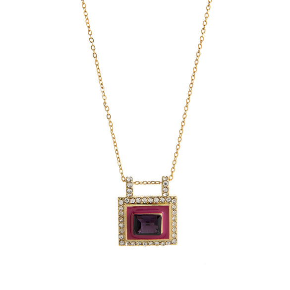 Necklace Copper Geometric Titanium Steel Electroplating