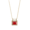 Necklace Copper Geometric Titanium Steel Electroplating