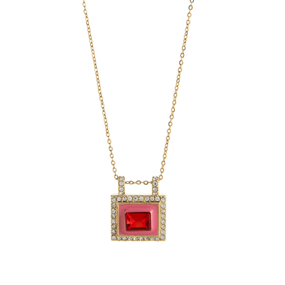 Necklace Copper Geometric Titanium Steel Electroplating