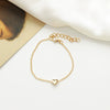 Necklace Copper Heart Shape With Diamonds Ins Style Light Luxury Niche Design For Women