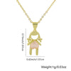 Necklace Copper Little Fresh Style Electroplating