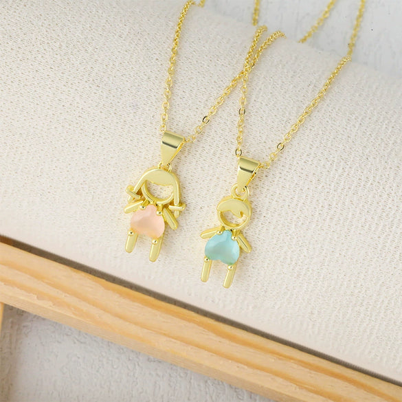 Necklace Copper Little Fresh Style Electroplating