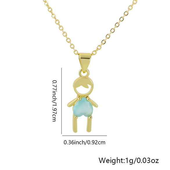 Necklace Copper Little Fresh Style Electroplating