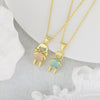 Necklace Copper Little Fresh Style Electroplating