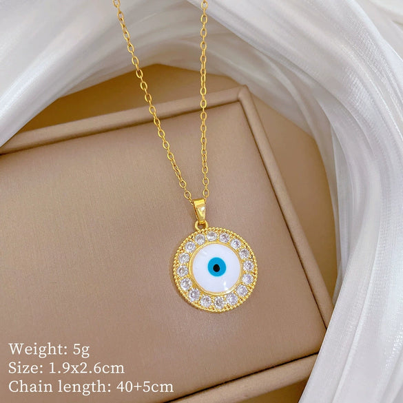Necklace Copper Microinlaid Animal Zodiac Cartoon Minimalist Stainless Steel For Women