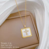 Necklace Copper Microinlaid Animal Zodiac Cartoon Minimalist Stainless Steel For Women