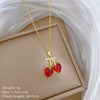 Necklace Copper Microinlaid Animal Zodiac Cartoon Minimalist Stainless Steel For Women