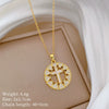 Necklace Copper Microinlaid Animal Zodiac Cartoon Minimalist Stainless Steel For Women