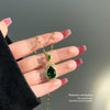 Necklace Copper Mixed Gem Inlay Constellation Doll Crown Heart Fruit Flowers Bow Insects Cartoon Characters Leaves Wave Rhombus Ushape Star Electroplated For Women