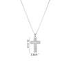 Necklace Copper Mixed Gem Inlay Geometric Cross Electroplating