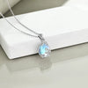 Necklace Copper Mixed Gem Inlay Retro Pattern Vine Flowers Drop Shape Design For Women