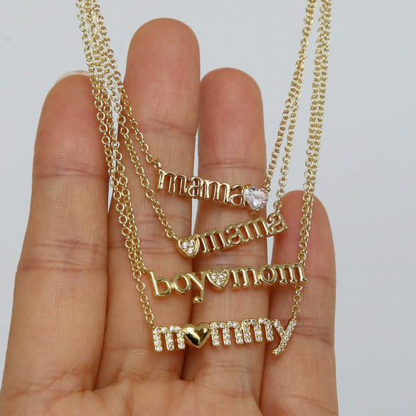 Necklace Copper Real Gold Electroplating O Word Chain Style For Women