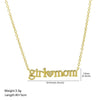 Necklace Copper Real Gold Electroplating O Word Chain Style For Women