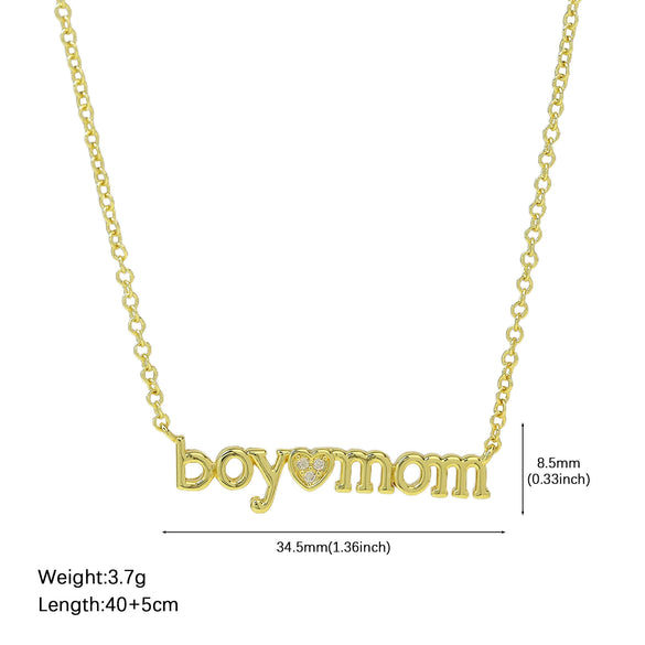 Necklace Copper Real Gold Electroplating O Word Chain Style For Women