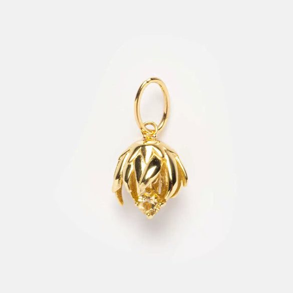 Necklace Copper Real Gold Plated Flower Rhinestones Electroplating