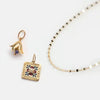 Necklace Copper Real Gold Plated Flower Rhinestones Electroplating