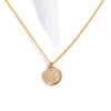 Necklace Copper Real Gold Plated Natural Twelve Constellation Animal Zodiac Style