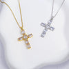 Necklace Copper Titanium Steel Electroplated Mixed Gemstone Pendant Simple O Word Chain Jewelry For Women