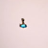 Necklace Copper Titanium Steel Geometric Old Style Electroplating Marquise Birthstone Pendant O Word Chain
