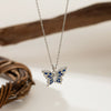 Necklace Copper Titanium Steel Star Heart Shape Bow Electroplating Women's Niche Light Luxury Pendant Accessories Clavicle Chain