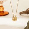 Necklace Copper Titanium Steel Star Heart Shape Bow Electroplating Women's Niche Light Luxury Pendant Accessories Clavicle Chain
