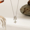 Necklace Copper Titanium Steel Star Heart Shape Bow Electroplating Women's Niche Light Luxury Pendant Accessories Clavicle Chain