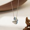 Necklace Copper Titanium Steel Star Heart Shape Bow Electroplating Women's Niche Light Luxury Pendant Accessories Clavicle Chain