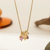 Necklace Copper Titanium Steel Star Heart Shape Bow Electroplating Women's Niche Light Luxury Pendant Accessories Clavicle Chain