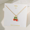 Necklace Copper Titanium Steel Star Heart Shape Bow Electroplating Women's Niche Light Luxury Pendant Accessories Clavicle Chain