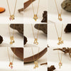 Necklace Copper Titanium Steel Star Heart Shape Bow Electroplating Women's Niche Light Luxury Pendant Accessories Clavicle Chain