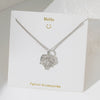 Necklace Copper Titanium Steel Star Heart Shape Bow Electroplating Women's Niche Light Luxury Pendant Accessories Clavicle Chain