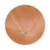 Necklace Copper Zircon Geometric Electroplating Fashion Niche Personality Jewelry