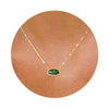 Necklace Copper Zircon Geometric Electroplating Fashion Niche Personality Jewelry