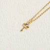 Necklace Copper Zircon Sixpointed Star Geometric Electroplating Ochain