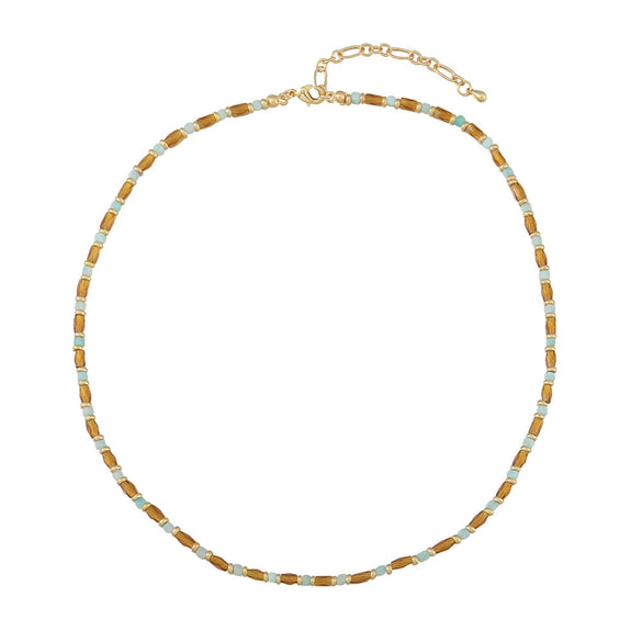 Necklace Crystal Ite Copper Geometric Handmade