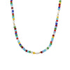 Necklace Crystal Stone Imitation Pearl Geometric Light Luxury Electroplated