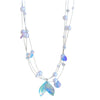 Necklace Fake Pearl Acrylic Geometric Inlaid With Pearls Light Luxury Women's Clavicle Chain