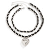 Necklace Flannel Pu Aluminum Cross Chain Alloy Heart Electroplating Allmatch Style