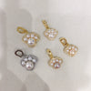 Necklace Freshwater Pearl Copper Cute Cat's Claw Meat Pad Natural Flat Round Rose Buns Round