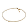 Necklace Freshwater Pearl Simple Geometric Cross Chain Titanium Steel