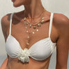 Necklace Geometric Pattern Shell Alloy Copperclad Iron Iron Copper Electroplating Clavicle Chain