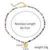 Necklace Glass Glaze Handmade Geometric Animal Zodiac Beaded Jewelry