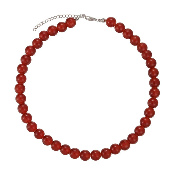 Necklace Glass Glazed Geometric Dyeing Women's Accessories