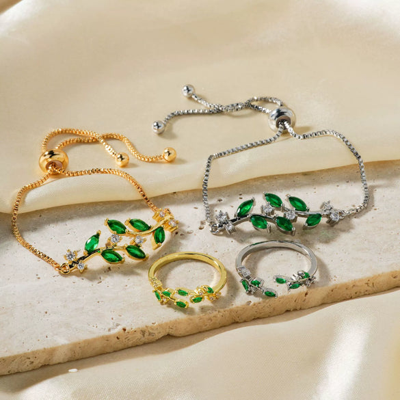 Necklace Glass Stainless Steel Flowers Electroplating Sweet Design