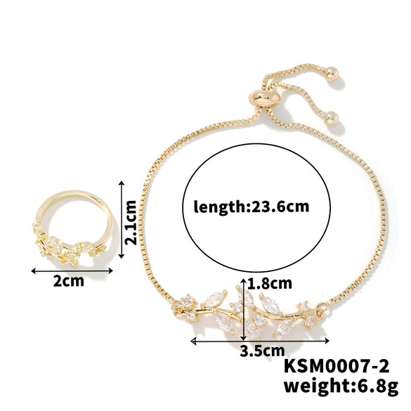 Necklace Glass Stainless Steel Flowers Electroplating Sweet Design