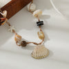 Necklace Handmade Bohemian Style Woven Rope Natural Shell With Geometric Pendant Accessories