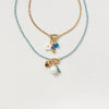 Necklace Handmade Pearl Pendant Jewelry Copper Heart Shape Electroplating