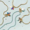 Necklace Handmade Pearl Pendant Jewelry Copper Heart Shape Electroplating
